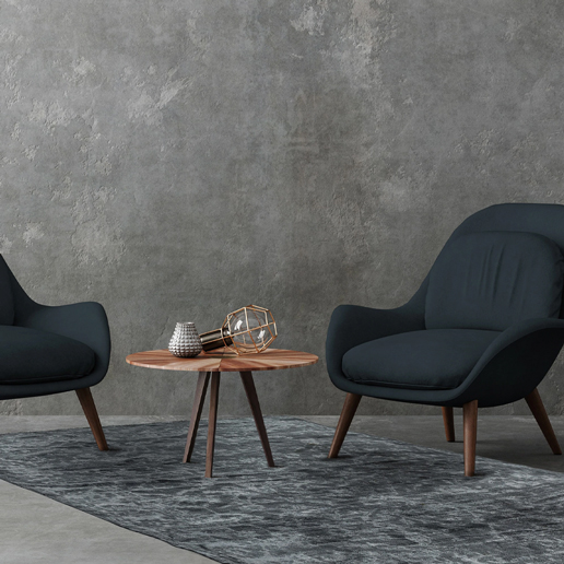 Asiatic Rugs Contemporary Home Zehraya ZE07 Charcoal Abstract 1