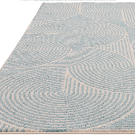 Asiatic Rugs Easy Living  Muse MU02 Blue Swirl Rug 1