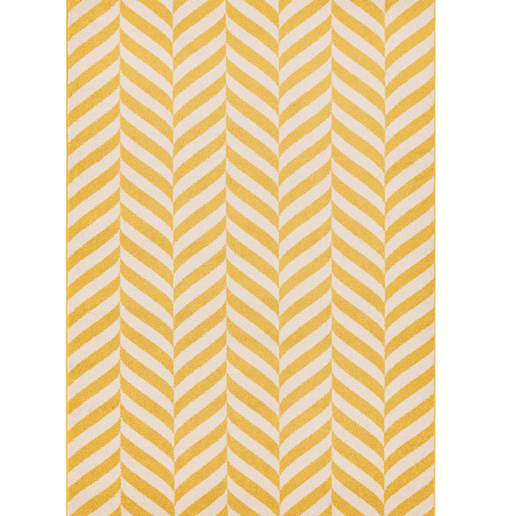 Asiatic Rugs Easy Living  Muse MU08 Yellow Chevron Rug