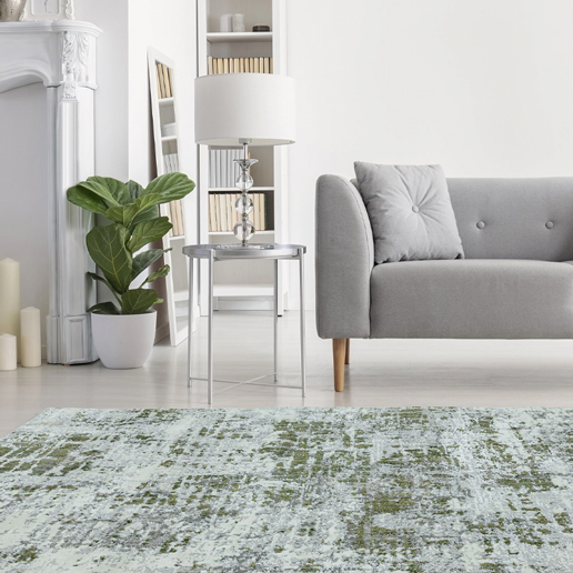 Asiatic Rugs Easy Living  Orion OR08 Abstract Green 1