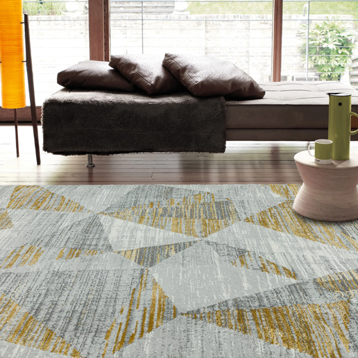 Asiatic Rugs Easy Living  Orion OR12 Block Yellow 1