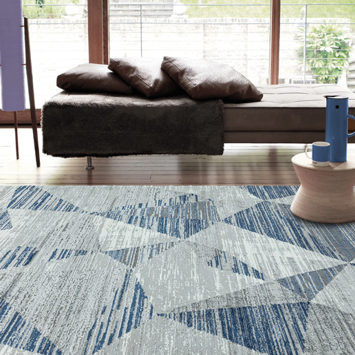 Asiatic Rugs Easy Living  Orion OR14 Block Blue 1