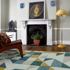 Asiatic Rugs Easy Living  Sketch SK03 Shapes Green 1