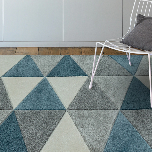 Asiatic Rugs Easy Living  Sketch SK07 Kite Blue 1