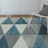 Asiatic Rugs Easy Living  Sketch SK07 Kite Blue 1