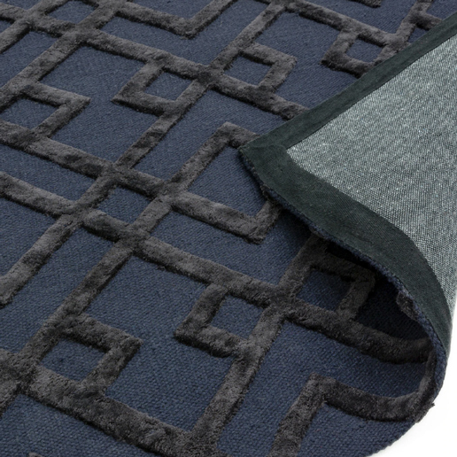 Asiatic Rugs Natural Weaves Dixon Black Trellis 2