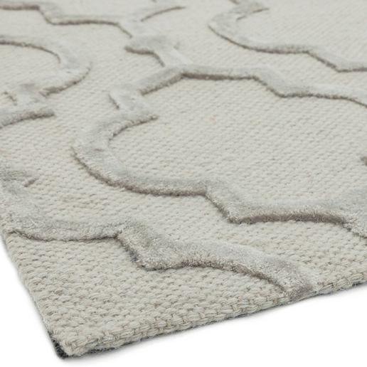 Asiatic Rugs Natural Weaves Dixon Grey Ogee 1