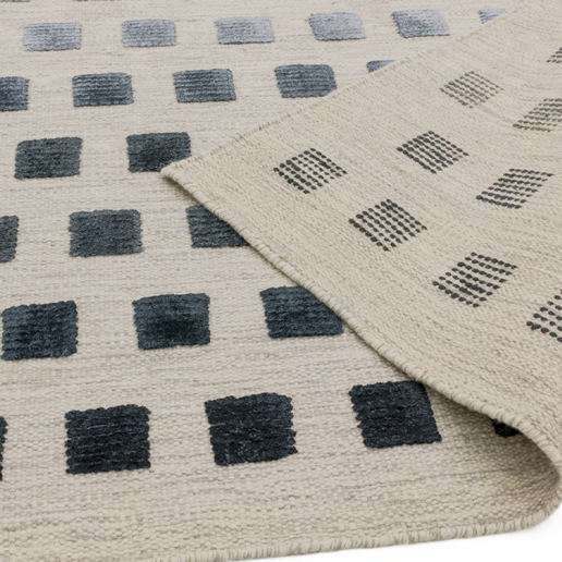 Asiatic Rugs Natural Weaves Theo Silvery Squares 2