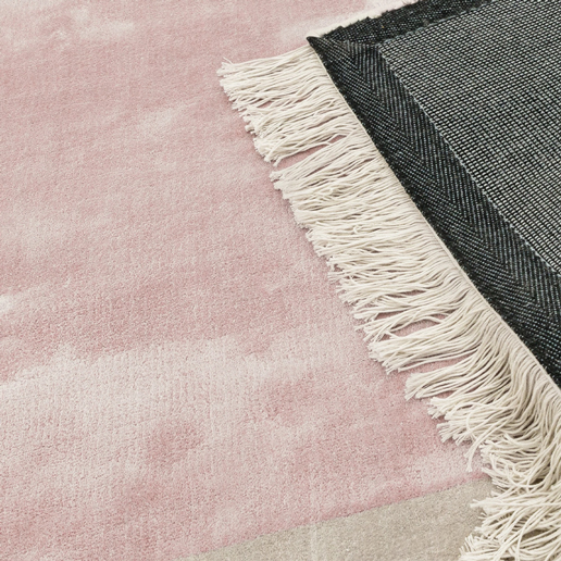 Asiatic Rugs Contemporary Plains Elgin Pink & Silver 2