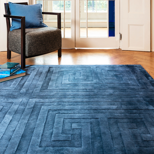 Asiatic Rugs Contemporary Plains Kingsley Blue 1
