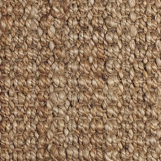 Alternative Flooring Jute Big Boucle Crumpet Carpet 1619