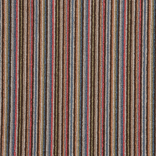 Crucial Trading Mississippi Stripe Premium Chocolate Blue Carpet MP115