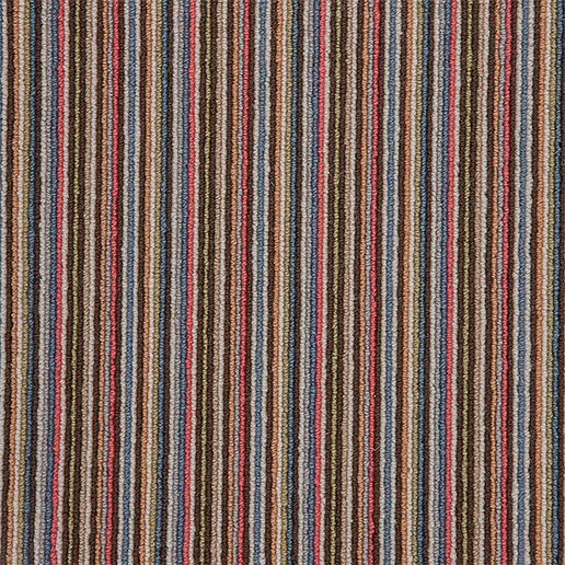 Crucial Trading Mississippi Stripe Premium Chocolate Blue Carpet MP115