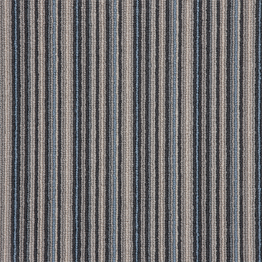 Crucial Trading Mississippi Stripe Premium Black Sapphire Carpet MP120