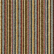 Crucial Trading Mississippi Stripe Chocolate Blue Wool Loop Pile Carpet WS115