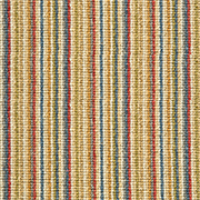 Crucial Trading Mississippi Stripe Pastels Wool Loop Pile Carpet WS113