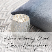 Fibre Flooring Wool Flatweave Classic Herringbone Carpet