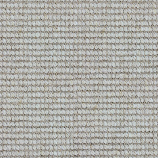 Fibre Flooring Wool Flatweave Classic Small Boucle Carpet Limestone