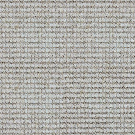 Fibre Flooring Wool Flatweave Classic Small Boucle Carpet Limestone