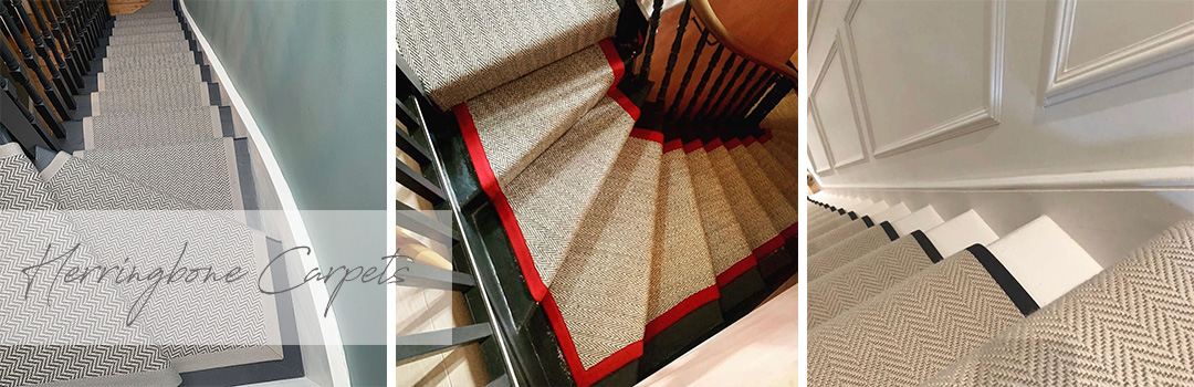 Herringbone Design Carpets