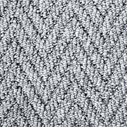 Kings Stainfree Herringbone Carpet Silver - Easy Clean Herringbone Pile Carpet - Free Fitting Within 25 Miles of Nottingham