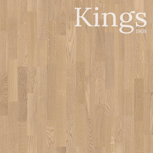 Boen Oak White Andante 14mm 3 Strip Live Natural Oil Sanded Without Bevel