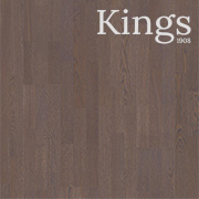 Boen Oak Elephant Grey Finale 14mm 3 Strip Live Pure Lacquer Brushed Beveled 2V