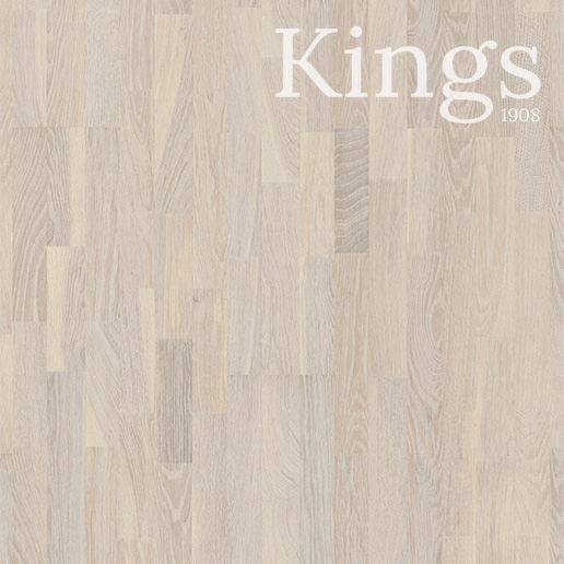 Boen Oak White Concerto Live Pure 14mm 3 Strip Live Pure Lacquer Brushed Without Bevel