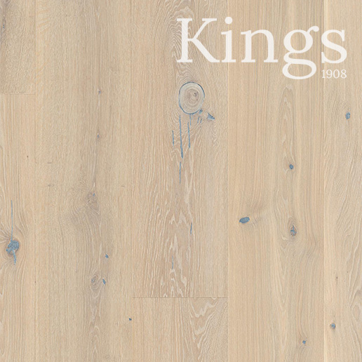 Boen Chaletino 15mm Oak Pale White Canyon Live Pure Lacquer Brushed Bevelled 4V