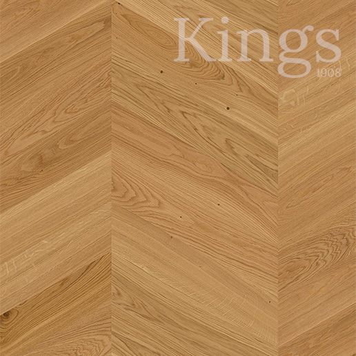 Boen Oak Adagio 14mm Chevron B Plank Unfinished Brushed Bevelled 4V