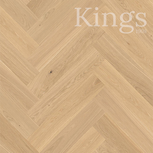 Boen Oak Adagio 14mm Herringbone Click 138 B Plank Unfinished Brushed Bevelled 4V