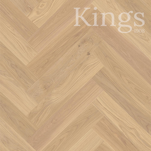 Boen Oak White Adagio 14mm Herringbone Click 138 B Plank Live Natural Oil Brushed Bevelled 4V
