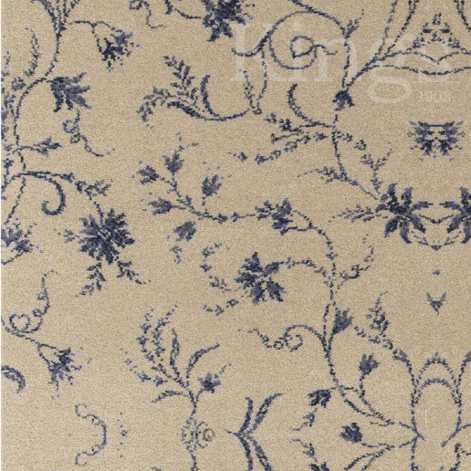 Brintons Classic Florals Nouveau Parterre Chalk Blue 13/50366