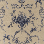 Brintons Classic Florals Nouveau Toile Empire Blue 3/50365