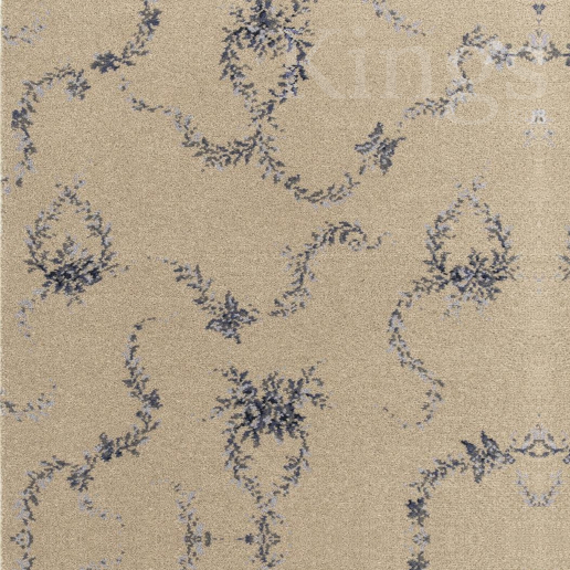 Brintons Classic Florals Nouveau Toile Papillon Blue 3/50364
