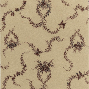 Brintons Classic Florals Nouveau Toile Papillon Red 1/50364