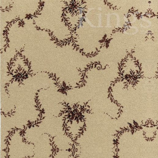 Brintons Classic Florals Nouveau Toile Papillon Red 1/50364