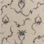 Brintons Classic Florals Nouveau Toile Papillon Silver 10/50364