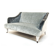John Sankey Beckett Sofa in Osborn and Little Kuri Quartz Fabric