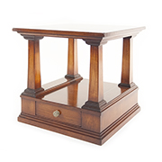 REH Kennedy Classic Lamp Table With Drawer in Cherry Wood