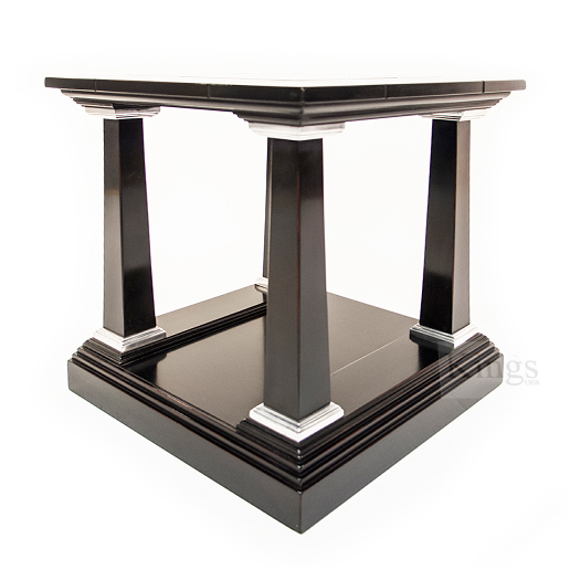 REH Kennedy Classic Lamp Table in Black and Chrome 2