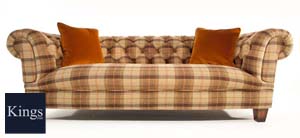 Contrast Upholstery Fairfax Large Sofa