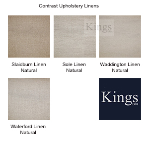 Contrast Upholstery Linens