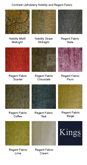 Contrast Upholstery Nobility and Regent Fabric