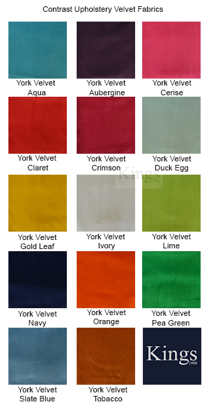 Contrast Upholstery Velvets
