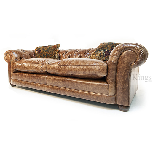 Contrast Upholstery Norton Petit Chesterfield Sofa