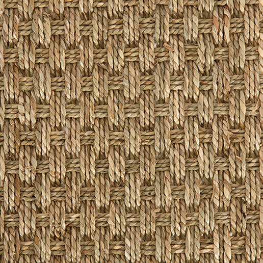 Crucial Trading Seagrass Fine Basket Weave Natural