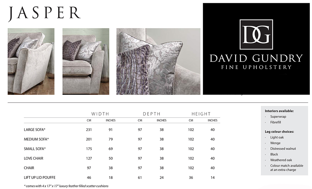 David Gundry Jasper Sofa Price