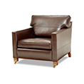 Duresta Domus Hopper Chair in Leather, the finest luxury leather upholstery.