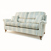 Duresta Southsea Minor Medium Sofa and Two Chairs in Claremont Mille Fleur Fabric